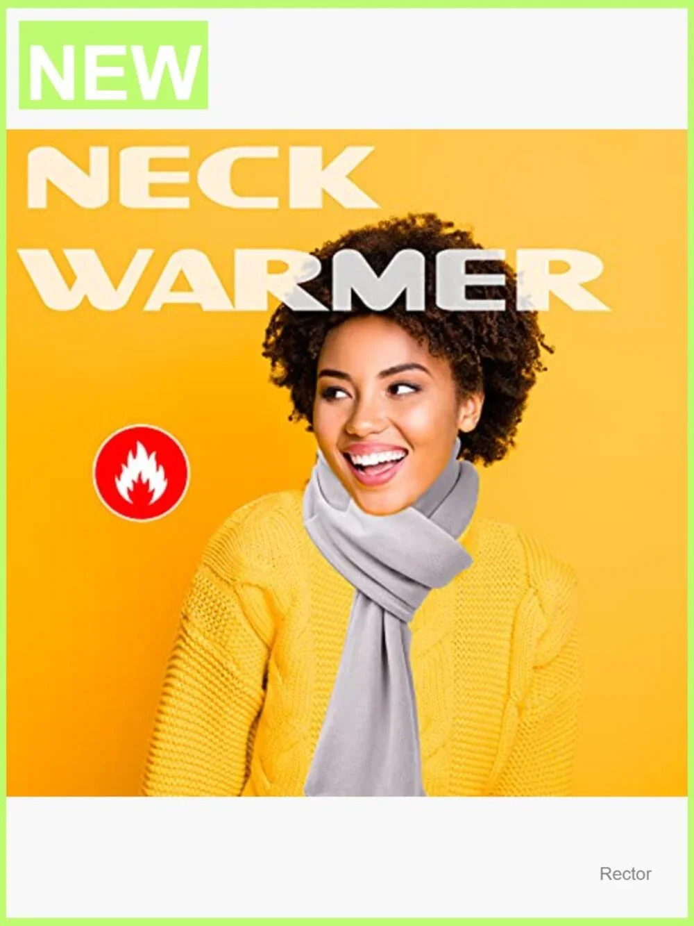 Unisex Quick-Wear Winter Scarf Fleece Neck Warmer Cold Weather Accessory